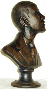 right side view of Obama Bust